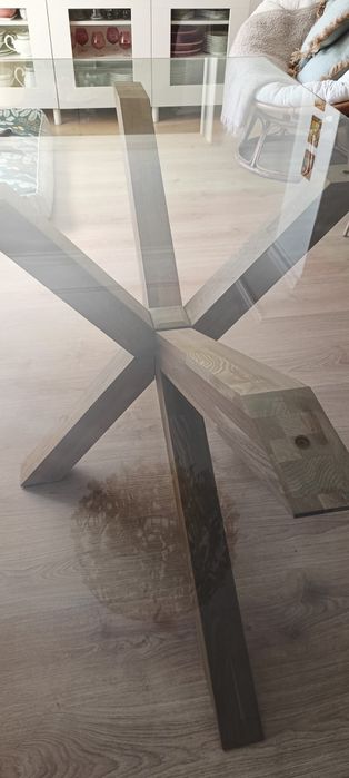 Mesa de jantar em vidro JYSK 2x1mt