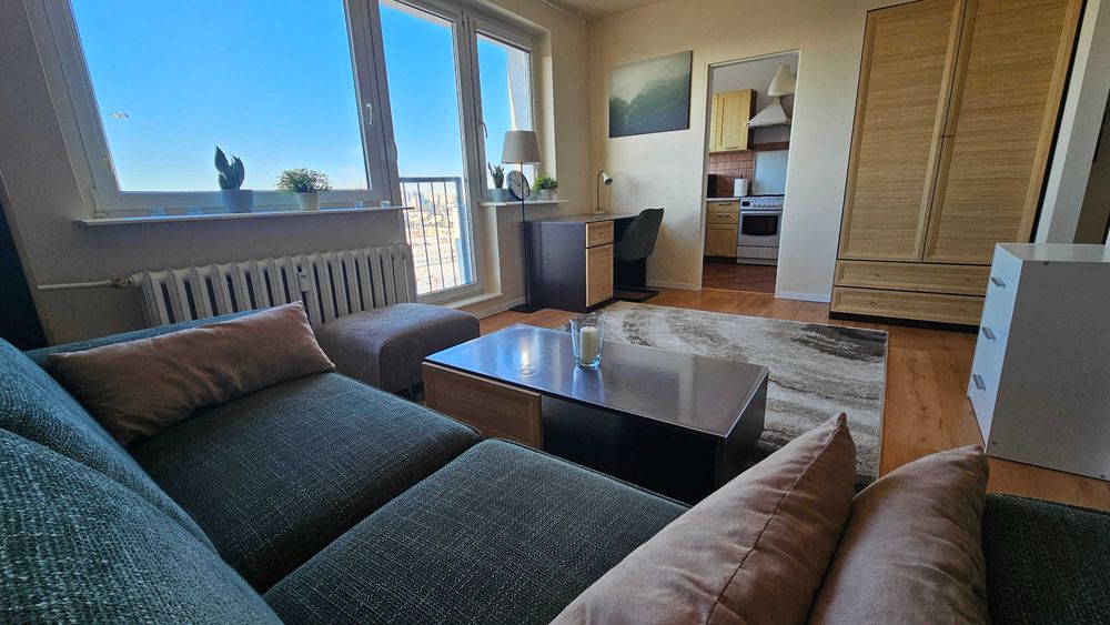 Kawalerka Gdańsk Suchanino - wyposażona i z pięknym widokiem!