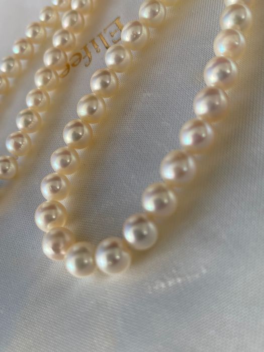 Piękny naszyjnik z Akoya pereł