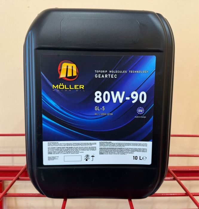 Масло трансмісійне Moller Geartec 80w90 10л