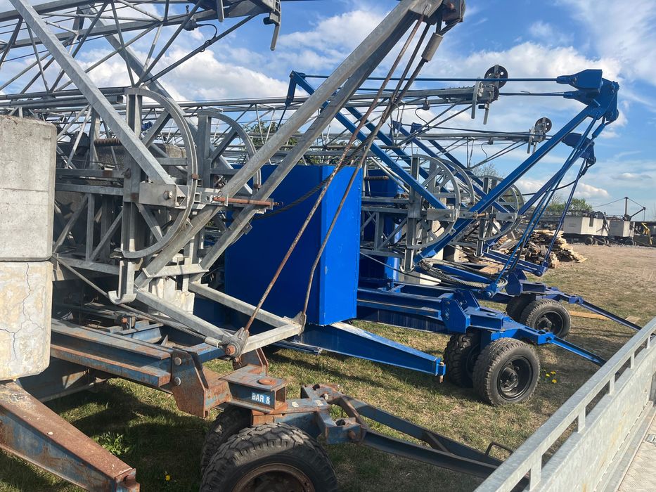 Żuraw budowlany, dźwig dekarski Cibin18m 1200kg