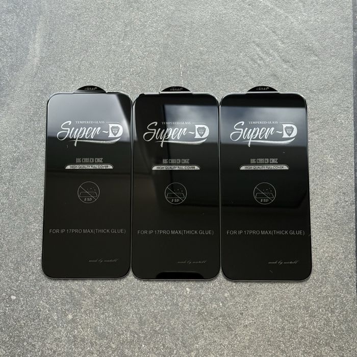Захисне скло iphone 17 pro max Super D. Защитное стекло айфон 17 про макс