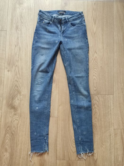 Jeansy spodnie dziewczęce Scotch & Soda Amsterdams Blauw rozmiar 25/32