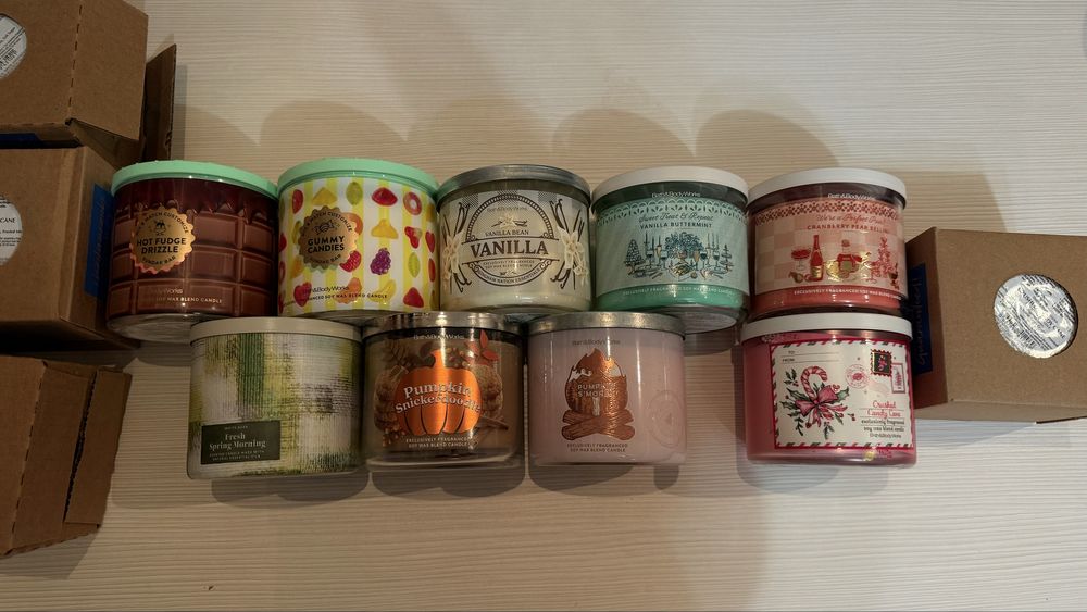 Bath body works свічка по акції мило гель