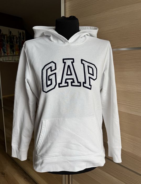 Bluza GAP biała z kapturem