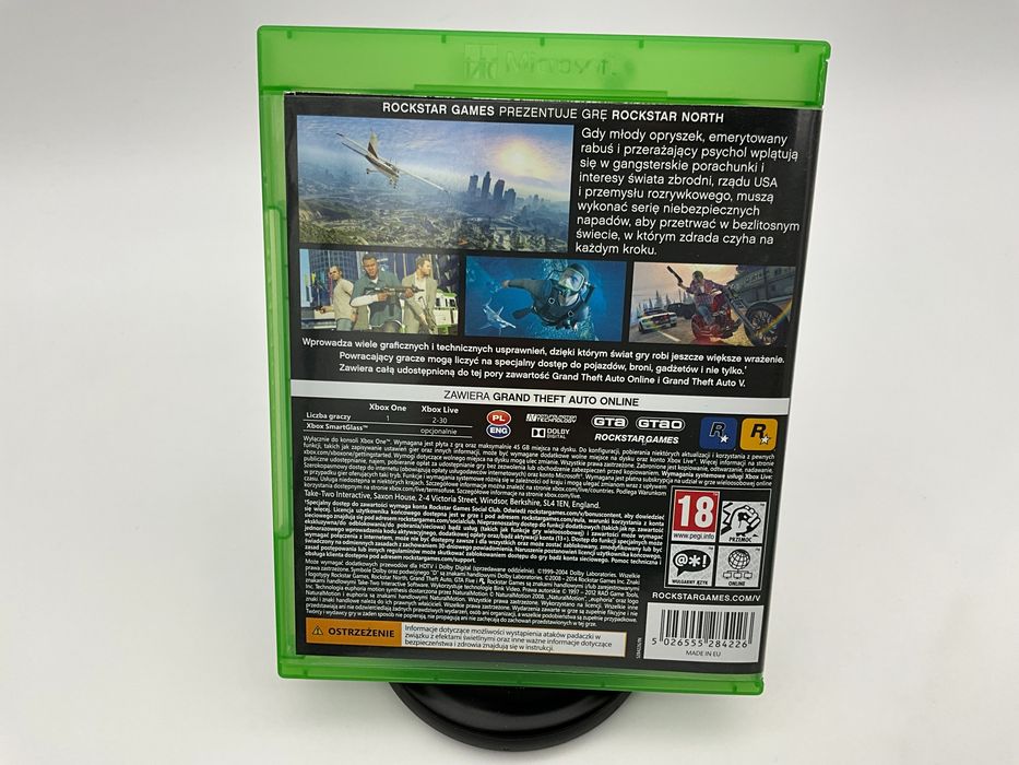 Grand Theft Auto V na Xbox One – Gra akcji, 2014 + mapa miasta Los Santos