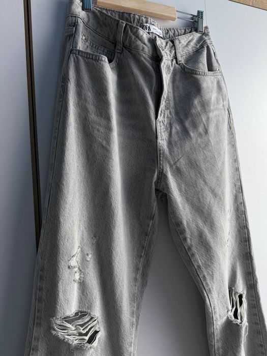 Джинси zara зара сірі