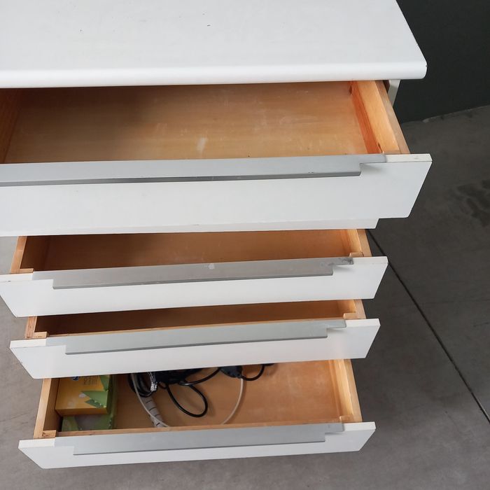 Armário / bancada / com 5 gavetas