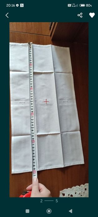 Puryfikaterze liturgiczne 100%bawełna szyte