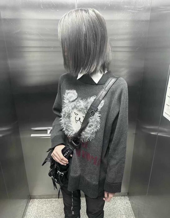 20471120 fur hyoma "The wolf Hyoma" sweatshirt
