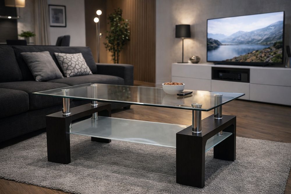 Ława szklana 100x60x45