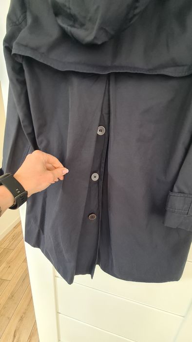 Granatowy płaszczyk Zara roz. M