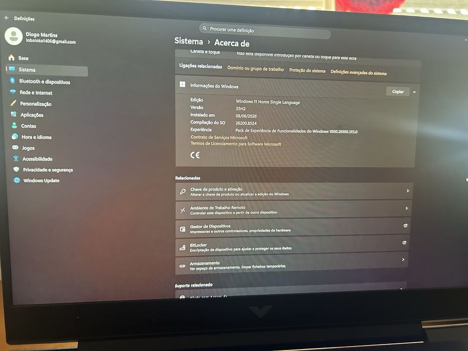 Portátil Gaming HP Victus 16 | Ryzen 5 | GTX 1650 | 512GB SSD (Bom Estado)