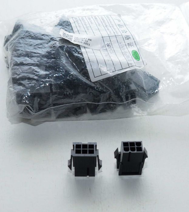 ‼️Гніздо, коннектор для живлення відеокарти PCI-e 6 PIN GPU мама 30шт