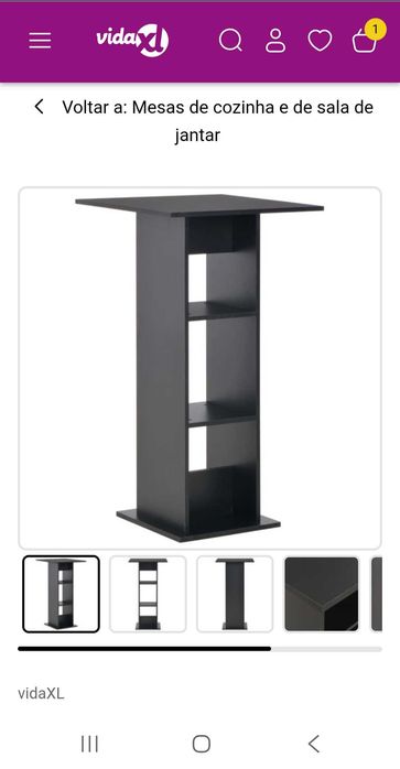 Mesa de Bar preto