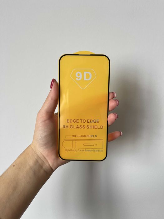 Захисне скло для iPhone 16 9D 9H защитное стекло айфон 5D