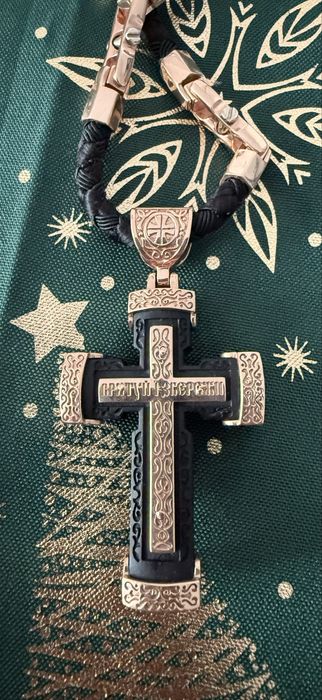 Золотой крест с цепью(585проба ) 4490гр - грамм