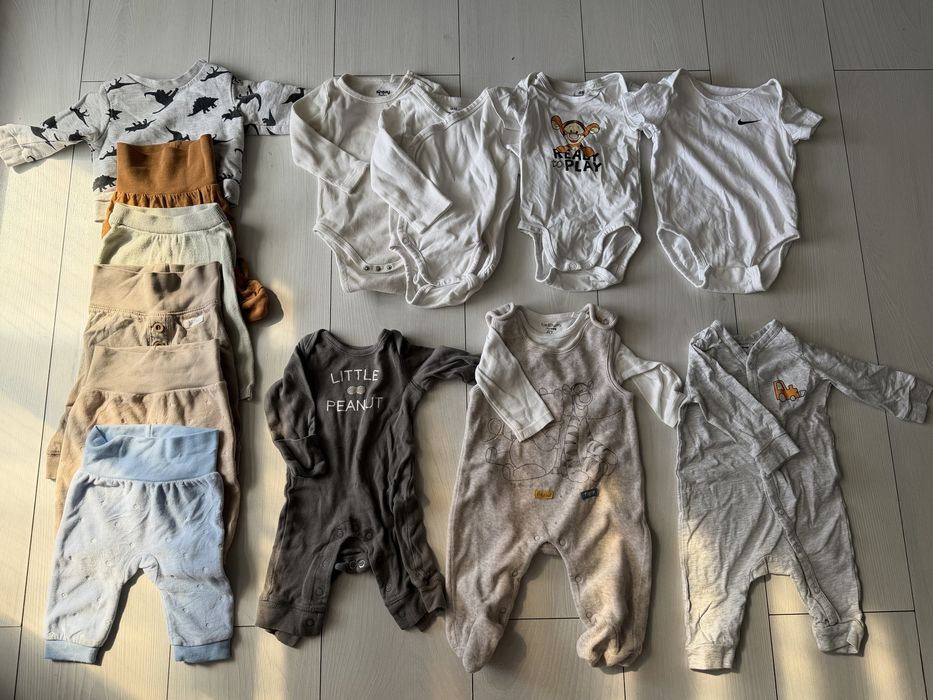 Mega paka super ciuszków! 56-68, newbie, hm, nike, levis, reserved, duzo kompletow!