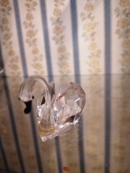 Par de Cisnes de Cristal Swarovski