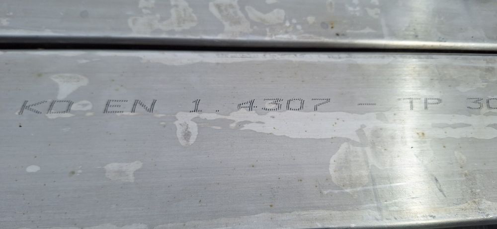 Нержавейка труба 70×2×210-190мил. Квадратна  100×50×3--200мил