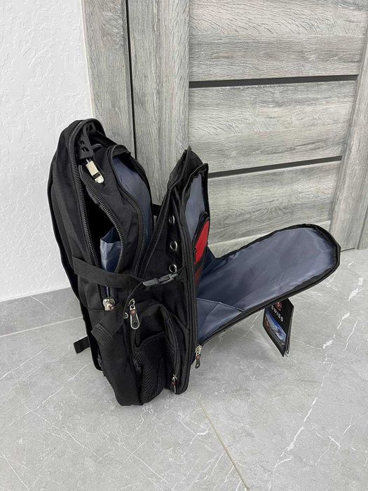 Швейцарский РЮКЗАК! Водостойкий и с отделением ноутбука. ПОРТФЕЛЬ.