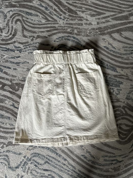 Юбка джинсовая бежевая XL