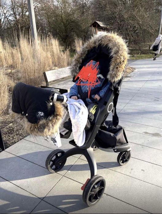 Wózek stokke xplory z całym wyposażeniem