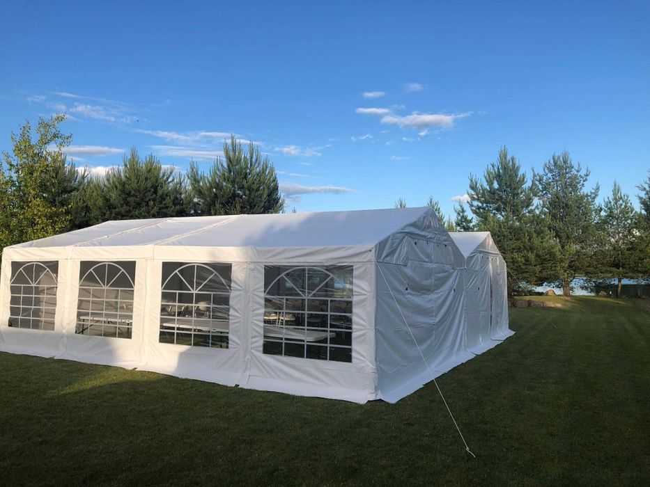 Wynajem namiotu imprezowego, namiot, stoły i krzesła cateringowe