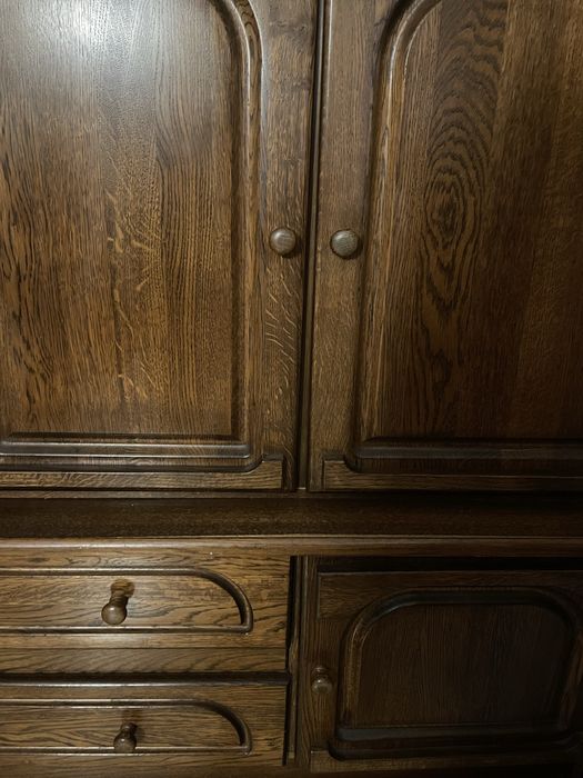 Witryna regał debowy piekny