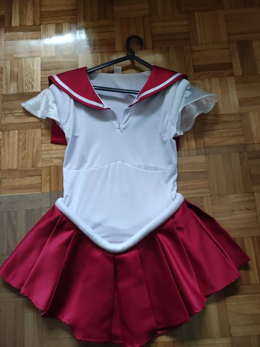 Cosplay Sailor Mars - Roupa + Acessórios + Peruca