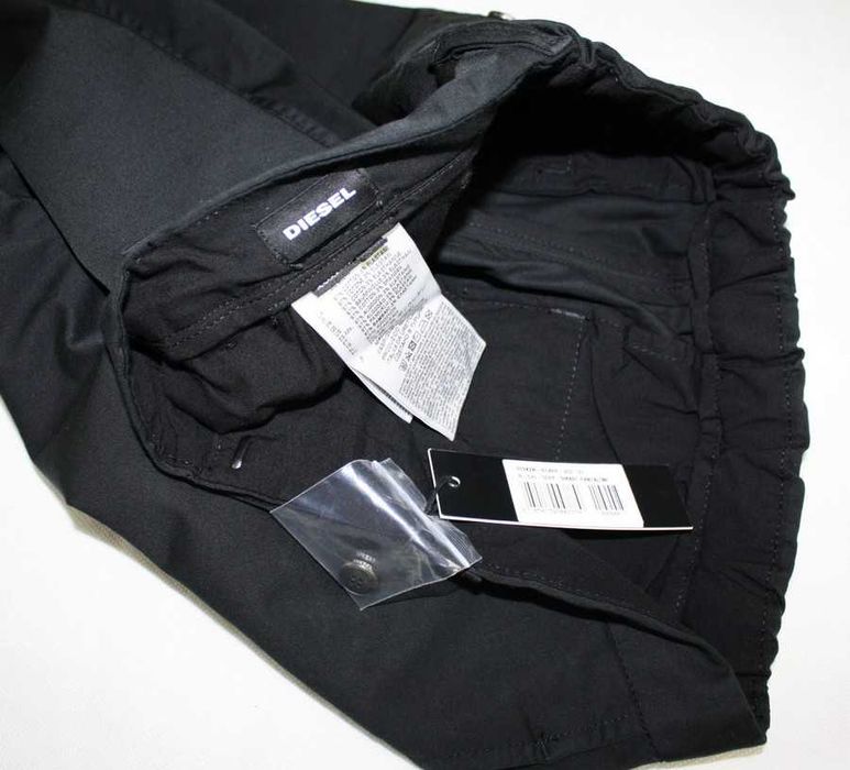 Męskie spodnie Diesel -Smart czarne nowe oryg. rozmiar W31/L30 W31/L32