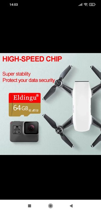 64GB MicroSD Memory Card64738680385537123