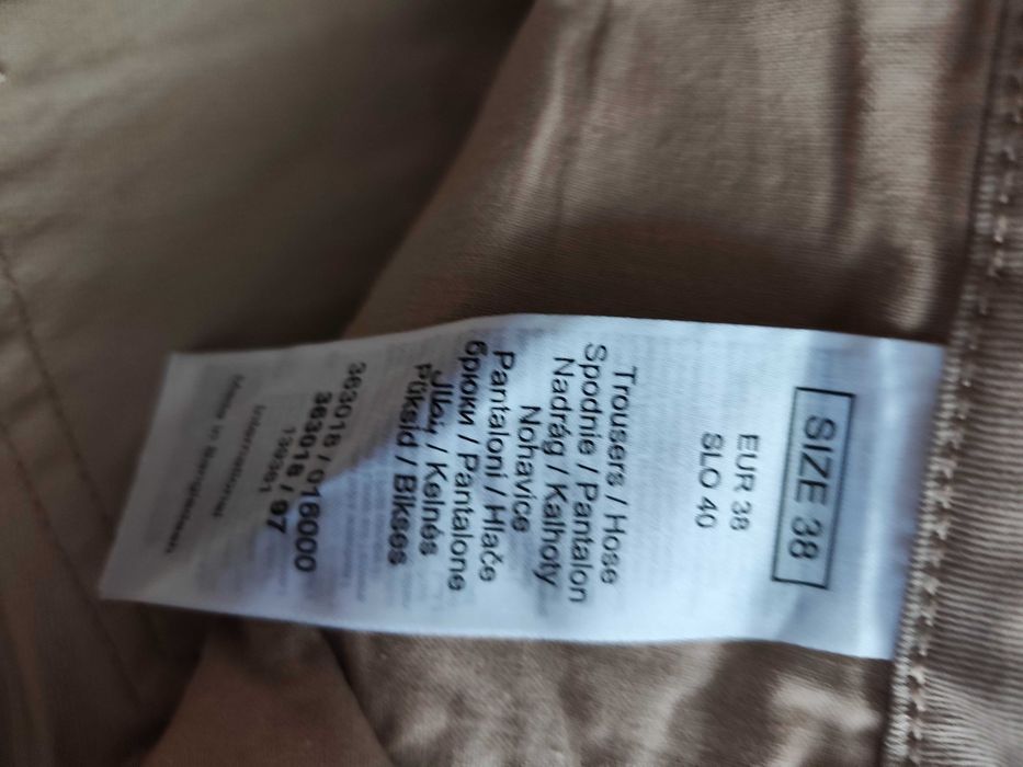 Spodnie beżowe r. 38 Orsay