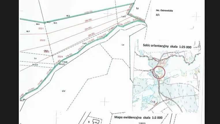Kompleks Działek Budowlanych z dostępem do Jeziora OSTROWICKIEGO
