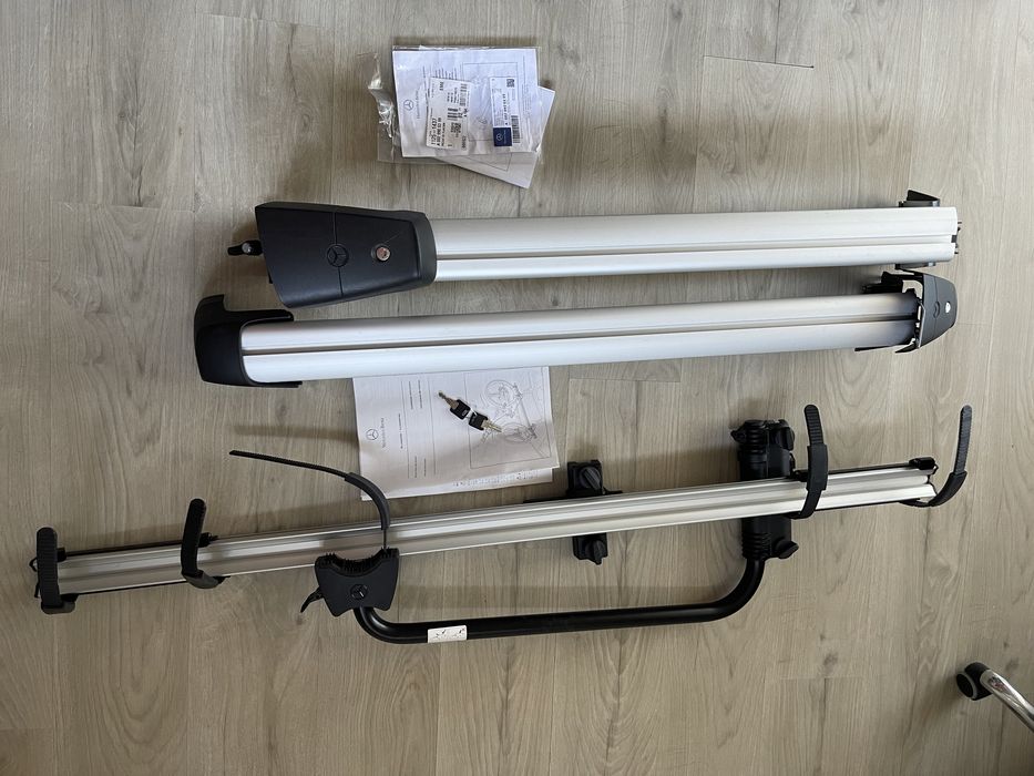Barras tejadilho + suporte bicicleta Mercedes Classe C Coupé C205/W205 OEM original