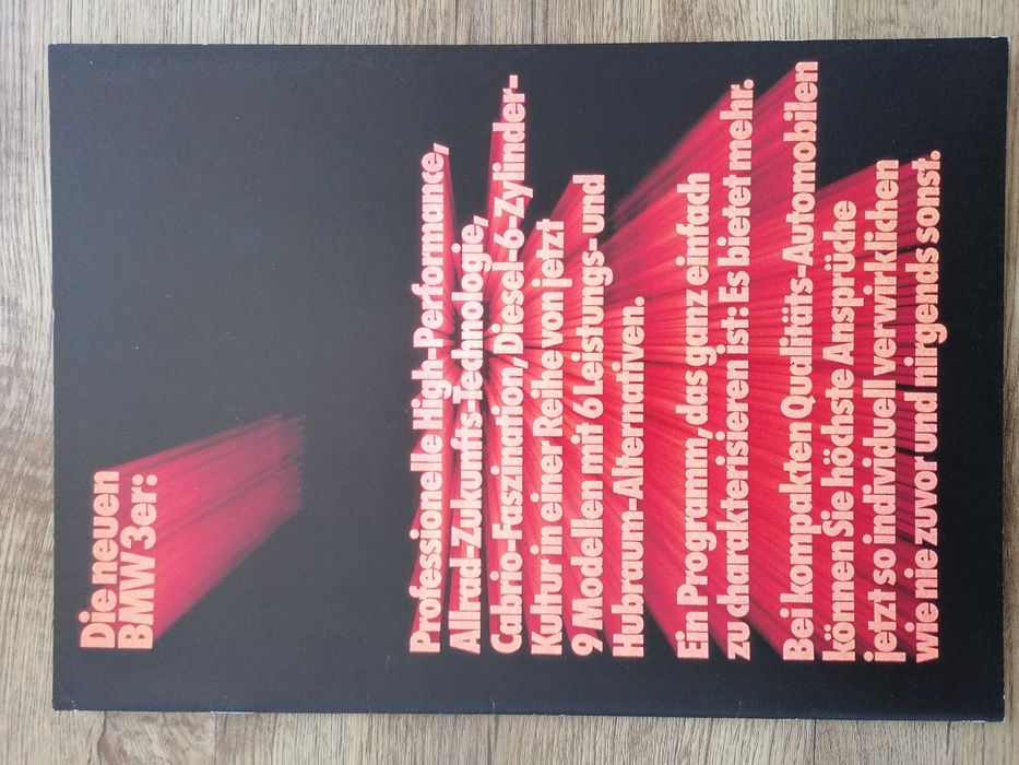 Prospekt BMW 3 E30 M3