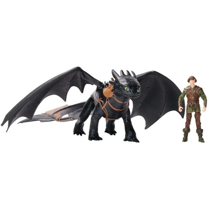 Ігровий набір Spin Master Dreamworks Dragons Як приборкати дракона Дракон Беззубик та вершник Гикавка