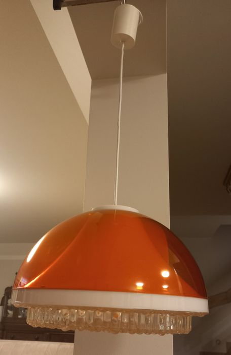 Lampa wisząca Space Age lata 70te UFO