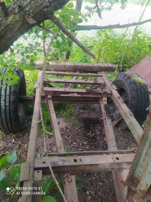 Причіп прицеп одноосний 1ПТС2 рама ось вісь з колесами: 12 000 грн ...