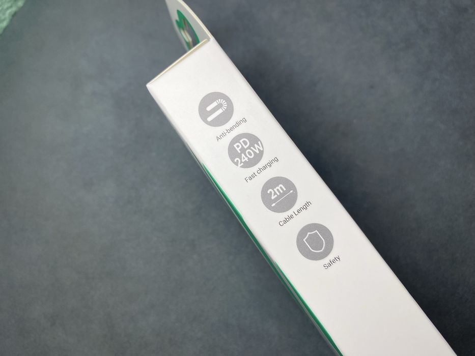 Кабель Type-c Hoco 240W, PD, 2 метра - Новый