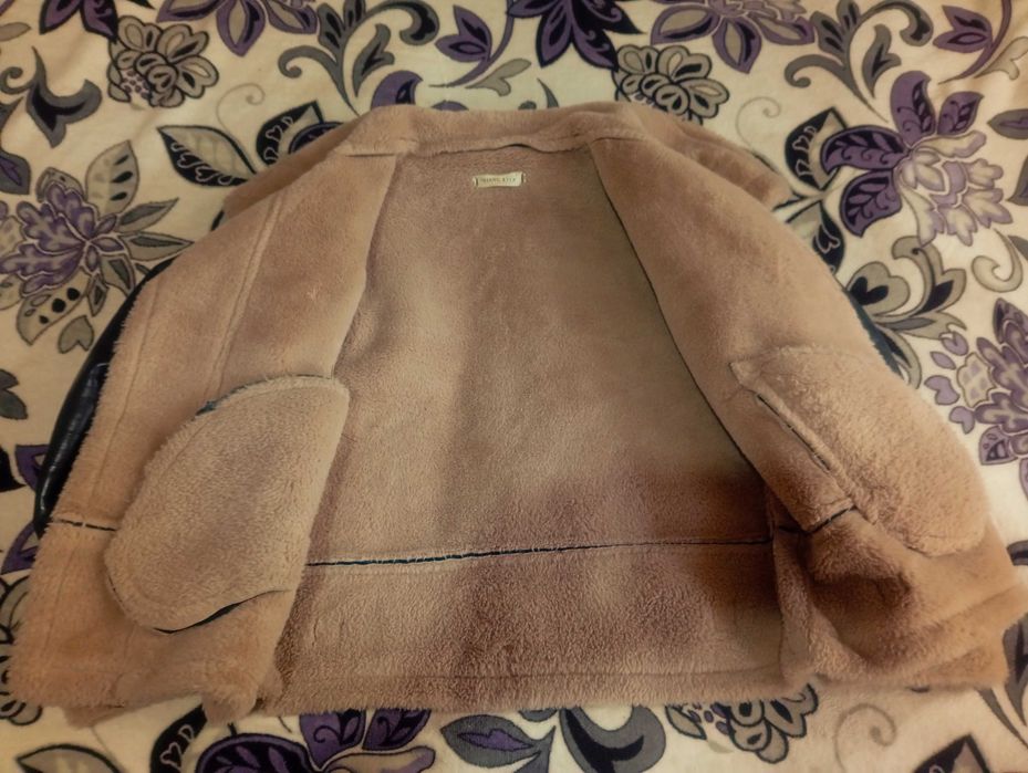 Кожна куртка зимова 836грн