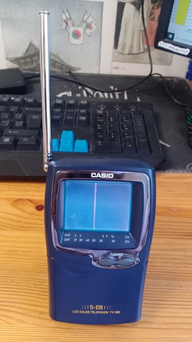 Портативный карманный мини телевизор Casio TV-980C