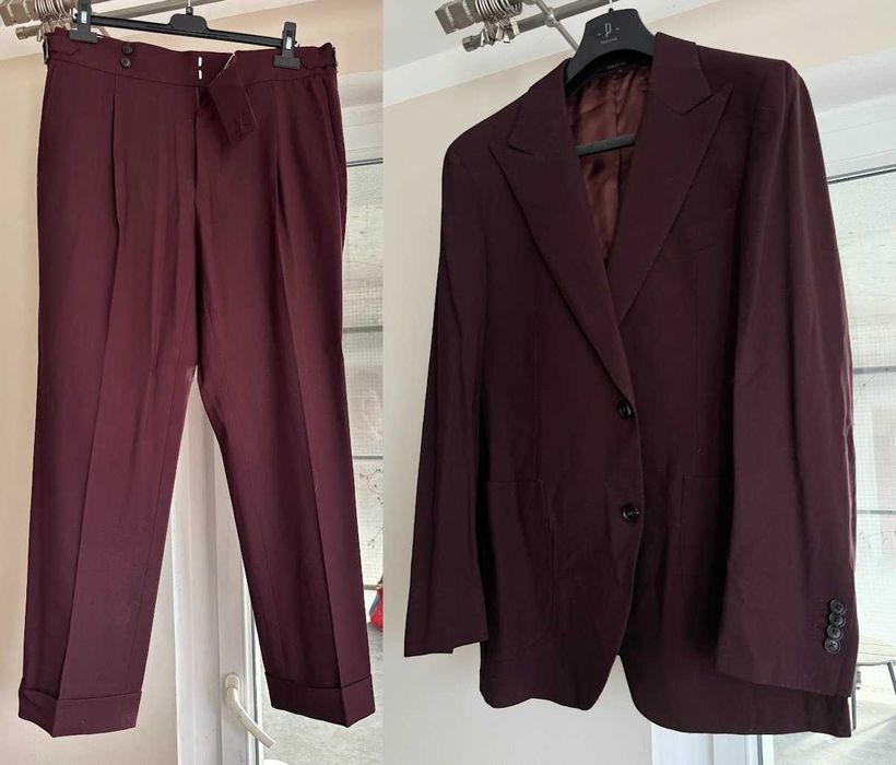 Garnitur Poszetka r. 54 - Lanifico Cerruti itravel - letni weselny