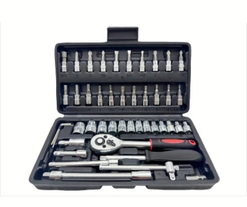 Kit chave roquete 46 peças