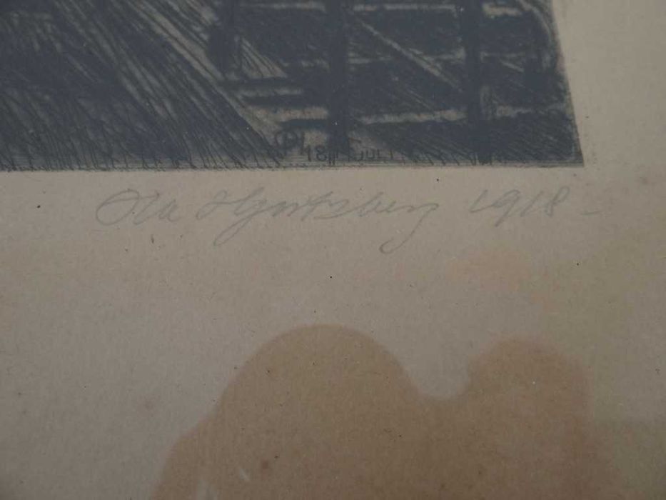 Obraz litografia 1918 r O.Hyndsburg