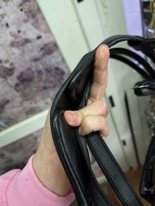 Ogłowie anatomiczne skórzane cob lub full