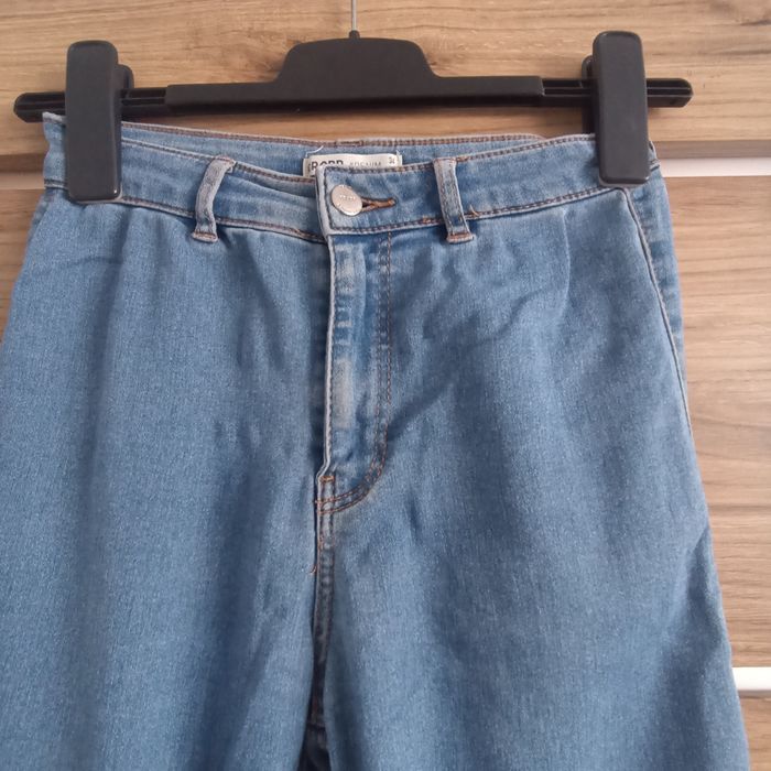 Spodnie z wysokim stanem jegginsy skinny Cropp