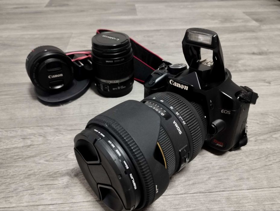 Продам  комплект фотоапарат canon EOS rebel Xsi +24-70 f2.8