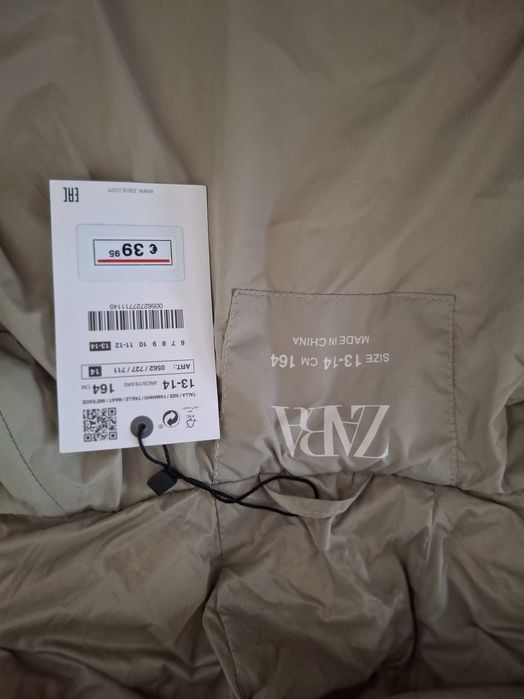 Casaco Zara felpudo quente 13/14 novo