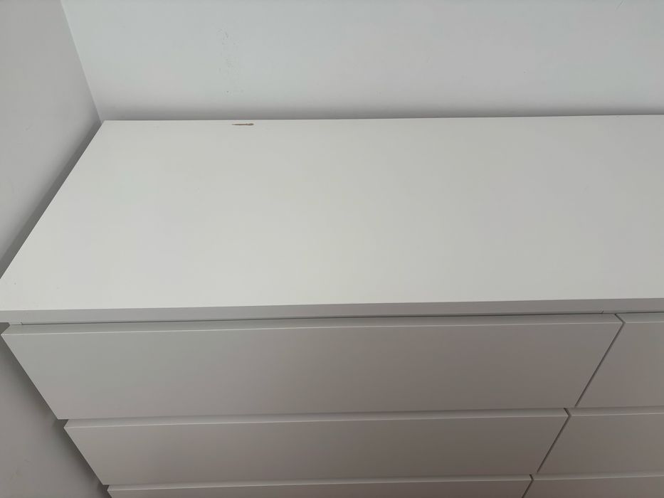 Cómoda branca MALM ikea